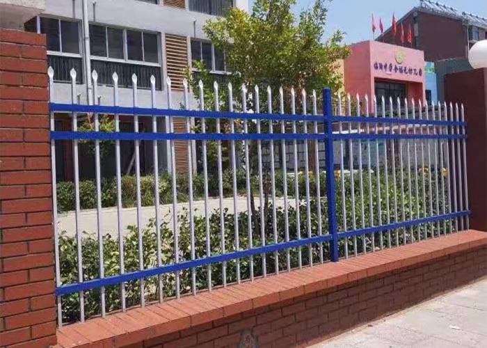 瑞金学校幼儿园锌钢围栏护栏工程案例